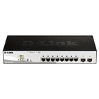 D-Link DGS-1210-08P Managed L2 Gigabit Ethernet (10/100/1000) PoE Support Black Komunikacja i łączność/Switch-e Your Sports Performance
