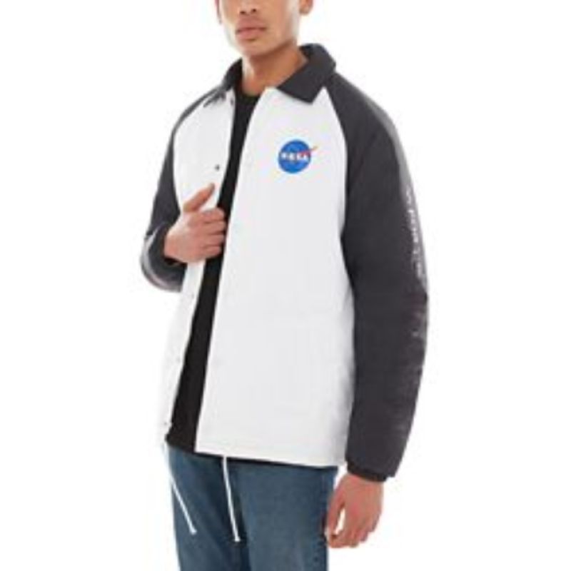 Vans X Space Voyager NASA Torrey Padded MTE Men's Jacket White/Black - VN0A3HXZWUZ Odzież/Odzież na co dzień Your Sports Performance