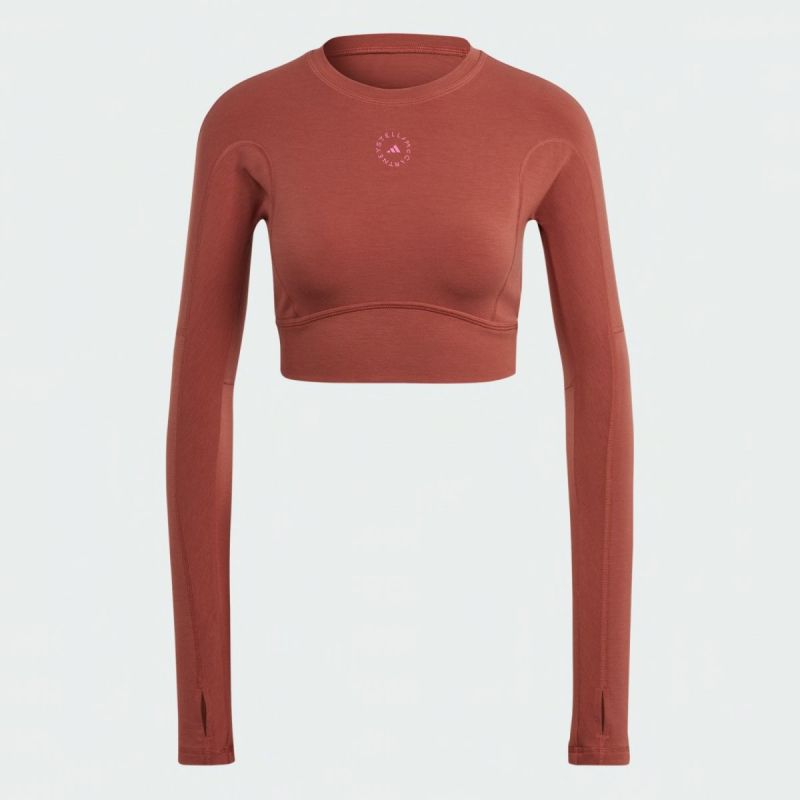 T-shirt adidas by Stella McCartney Truestrengh Crop Longsleeve Top W HR2196 Clothing/Training Adidas