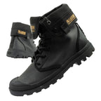 Palladium Women's Baggy Coated High Top Sneakers Fashionable Black In preparation Your Sports Performance