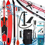 SUP BOARD SET 150KG INFLATABLE 381CM XQMAX Sport/Sporty Wodne/Deski Your Sports Performance