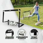 VIRTUFIT CHILDREN'S SOCCER GOAL SET WITH 2 BALLS AND PUMP - SOCCER GOALS - 92 In preparation Your Sports Performance