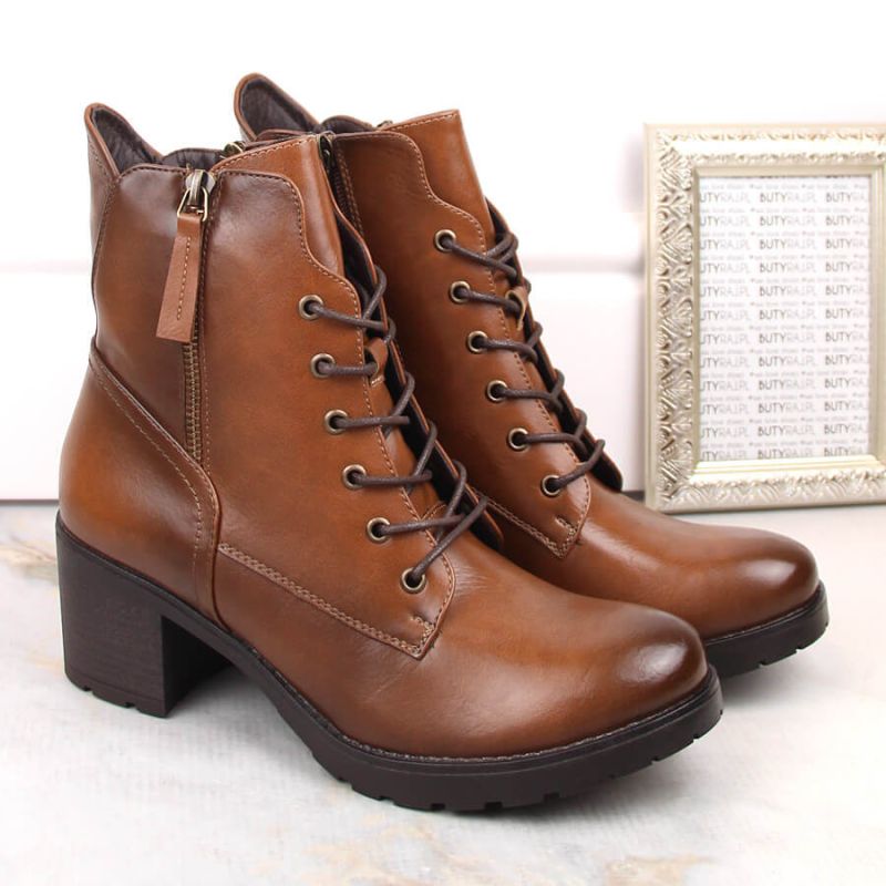 Potocki W WOL177B platform ankle boots in camel Footwear/Outdoor/Potocki Your Sports Performance