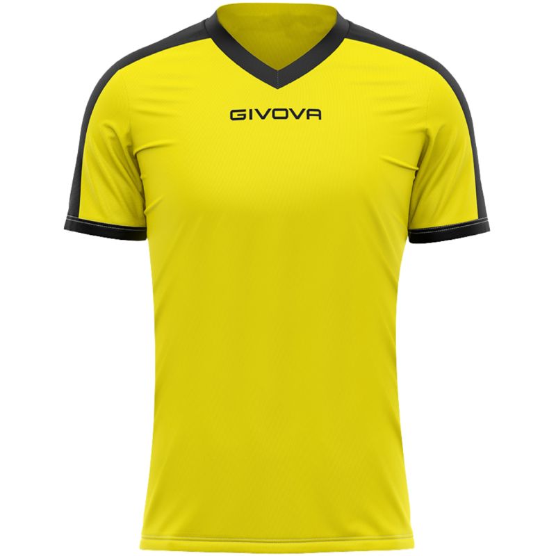 Givova Revolution Interlock T-shirt yellow and black MAC04 0710 Givova