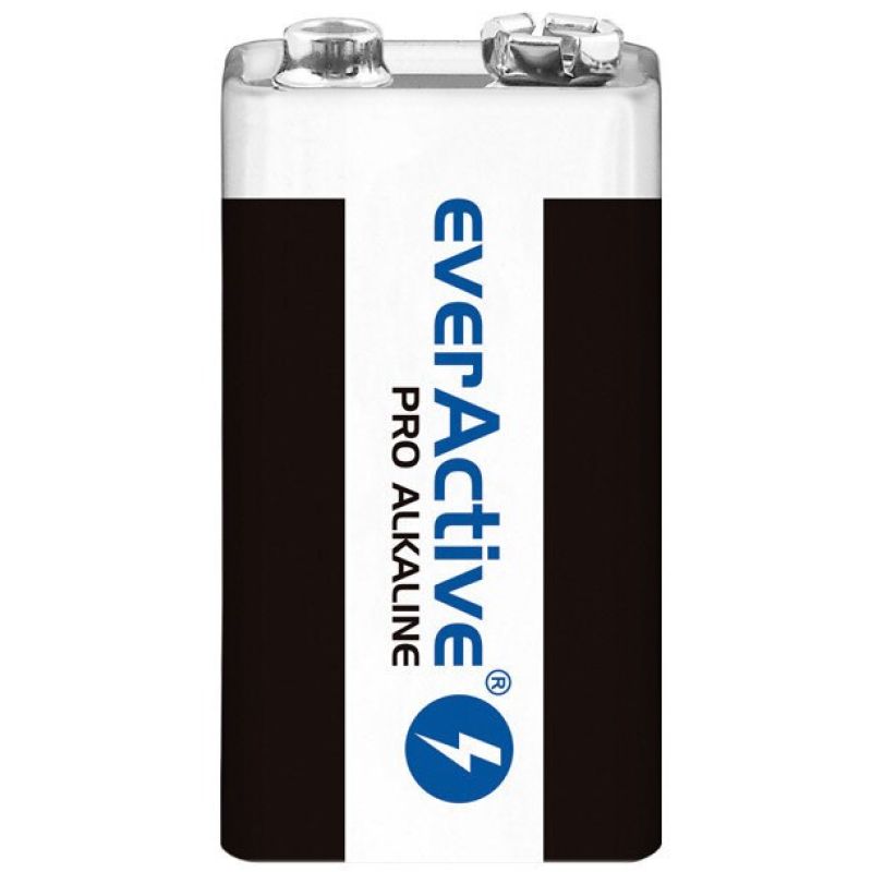 EVERACTIVE ALKALINE BATTERY 6LR61 9V - BLISTER (1 PC) EV6LR61-PRO Baterie, akumulatorki i ładowarki/Baterie Your Sports Performance