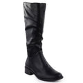 Jezzi ASA198-19 women's black leather boots Footwear Your Sports Performance