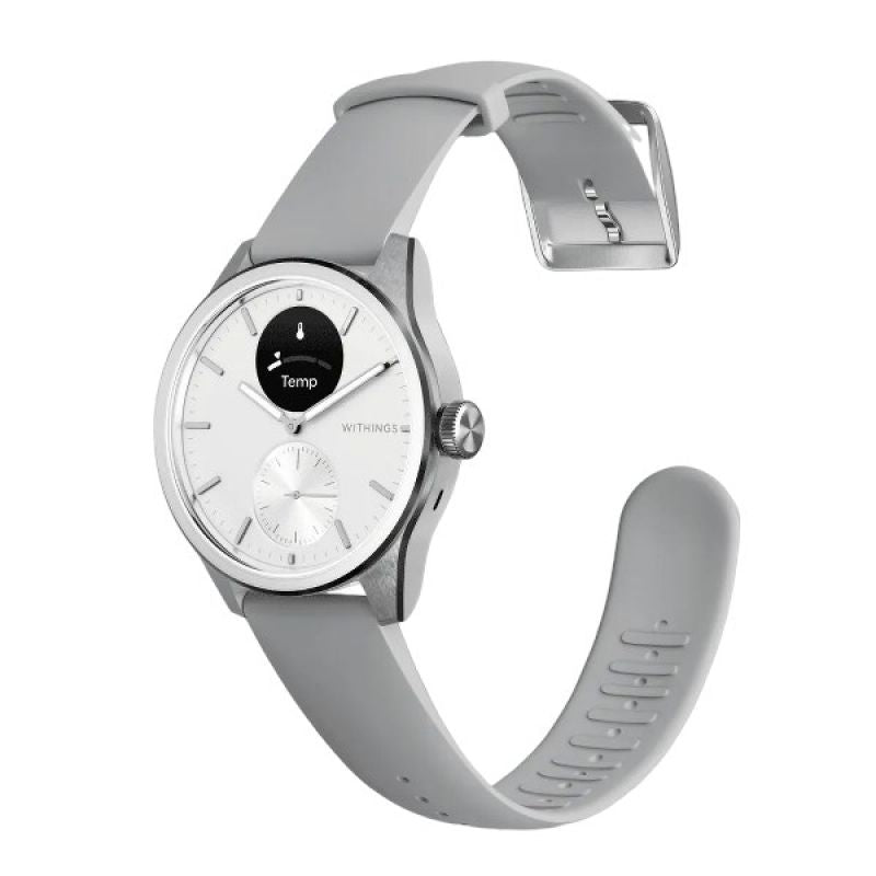 Withings Scanwatch 2 with ECG, heart rate, SPO2, activity and sleep tracking (42mm, white) Akcesoria sportowe i turystyczne/Zegarki sportowe Your Sports Performance