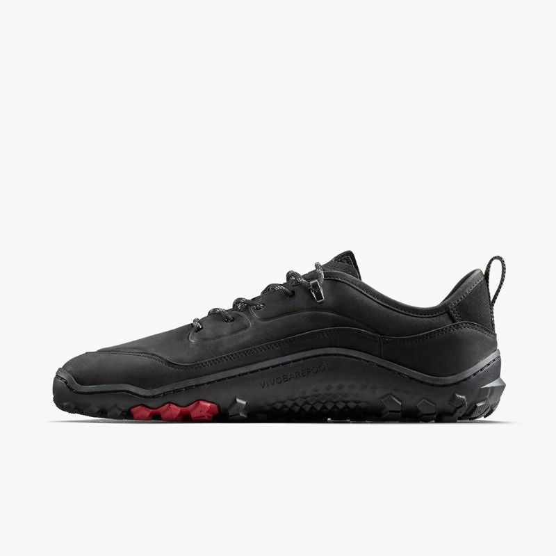 Vivobarefoot TRACKER LEATHER LOW WOMENS OBSIDIAN women's shoes (209534-03) To be categorized Your Sports Performance