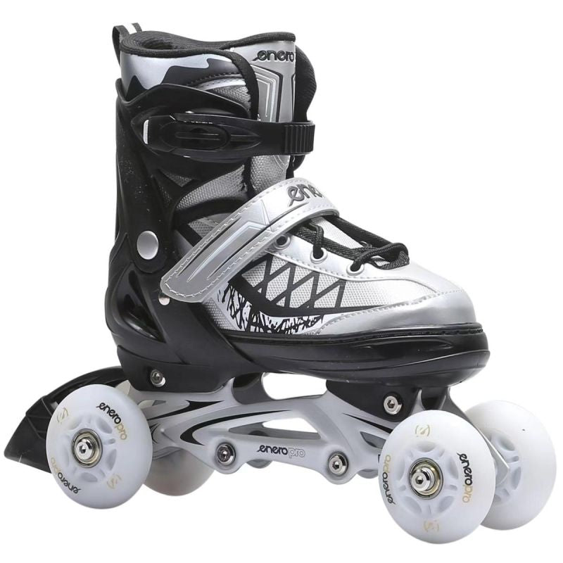 ROLLER SKATES-ROLLER SKATES-ICE SKATING 4IN1 ENERO PRO LED 38-41 GRAY Sport/Skate/Rolki Your Sports Performance