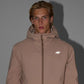 Men's ski jacket 4F M0787 beige 4FWAW25TTJAM0787 83S In preparation Your Sports Performance