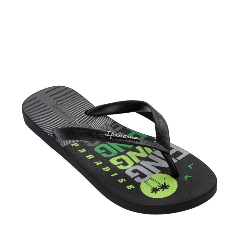 Ipanema Graphics Men's Flip-Flops Black and Green 83532-AP253 In preparation Your Sports Performance