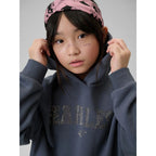 Girls' loose sweatshirt with hood 4F 4FJRSS26TSWSF2627-22S