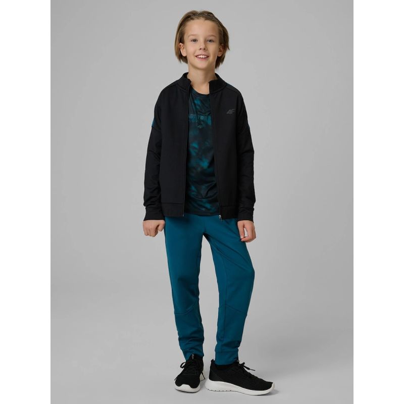 Regular sports sweatshirt without hood for boys 4F 4FJRSS26TFSWM0991-20S 4f