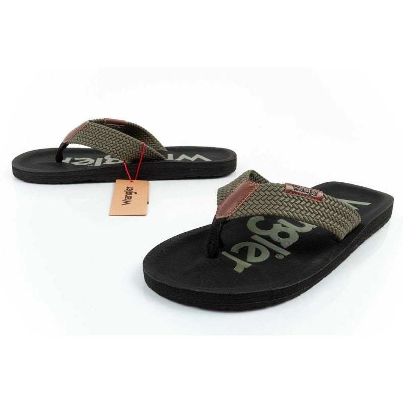 Wrangler men's shoes Zane Flipflop green flip-flops Wrangler