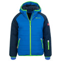 Trollkids Kids Hafjell Snow Jacket PRO Waterproof Blue Children’s Winter Jacket with Hood (514-100)