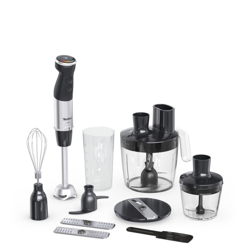 Tefal Quickchef+ HB67G830 blender 0.8 l Immersion blender 1000 W Black, Stainless steel AGD - Produkty/Miksery / Blendery Your Sports Performance