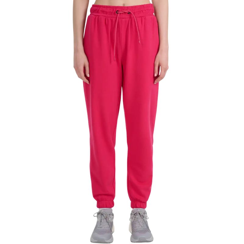 Women's trousers 4F CAS F1421 pink 4FWSS26TTROF1421 54S