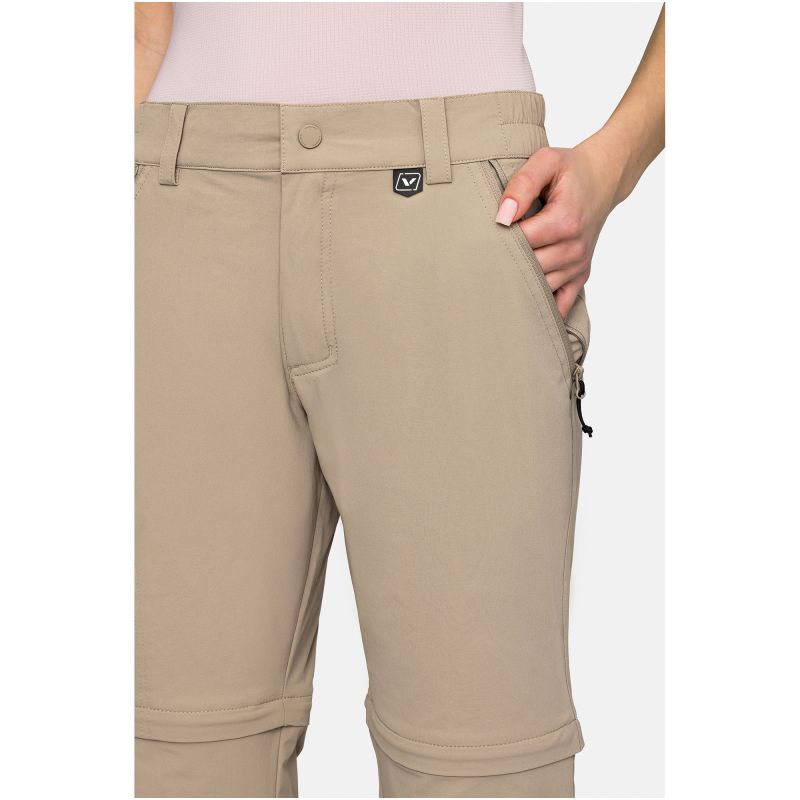 Women’s VIKING Rocklyn 2 in 1 Lady Trousers with Detachable Legs, Beige