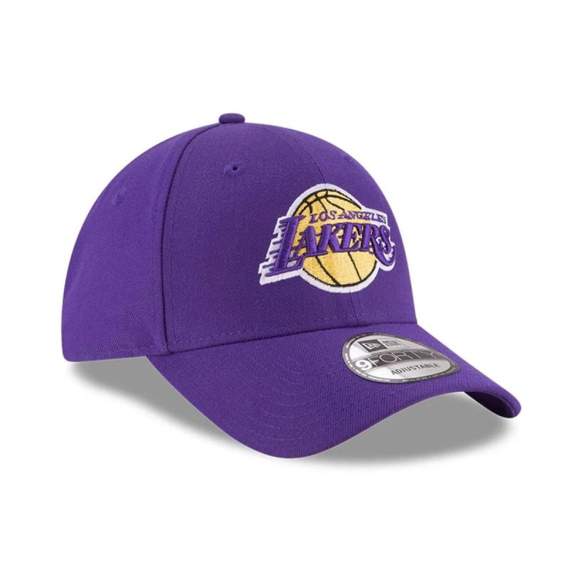 New Era 9FORTY Youth LA Los Angeles Lakers The League Purple Cap - 11405635 New Era