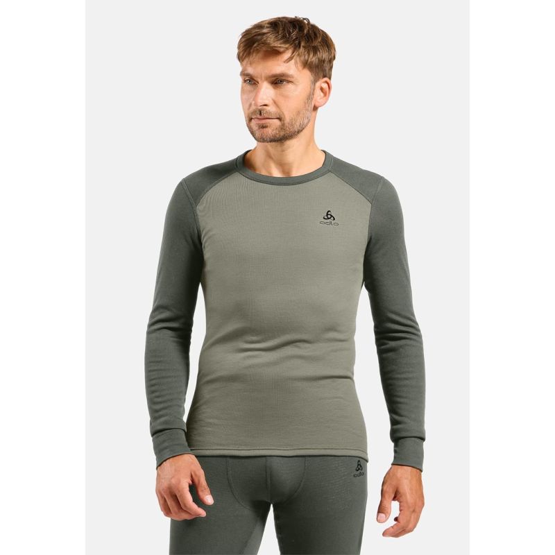 Thermal underwear - Odlo Set ACTIVE WARM Special Set size M Dark Gray Odzież militarna/Bielizna termoaktywna Your Sports Performance