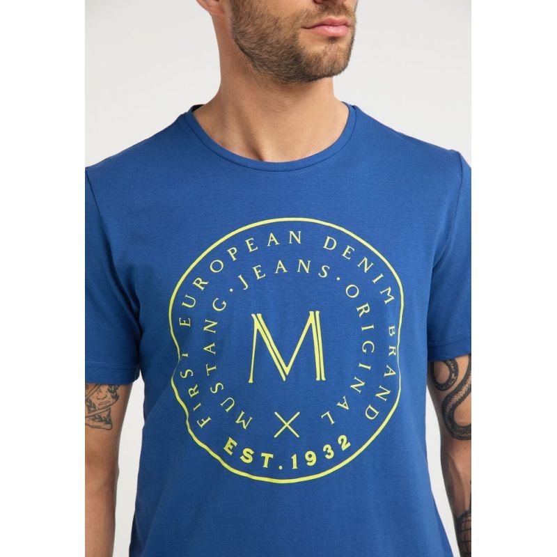 Mustang Alex Print M T-shirt 1009020 5235 Clothing/Lifestyle/T-shirts/Mustang Your Sports Performance