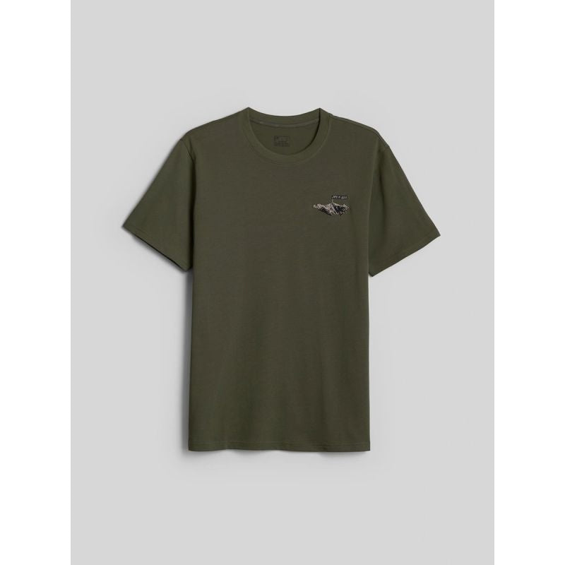 Men's regular printed T-shirt 4F 4FKAW26TTSHM4477-043S