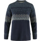 Fjällräven Övik Path Knit W women's jacquard knit sweater navy blue (F86992-555-560) In preparation Your Sports Performance
