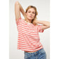 Mustang T-shirt Alina C Striped W 1013785 12434 Clothing/Lifestyle/T-shirts/Mustang Your Sports Performance