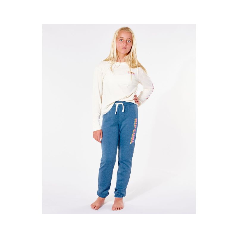 RIP CURL Wave Shapers Trackpant - Girl - Blue Rip Curl