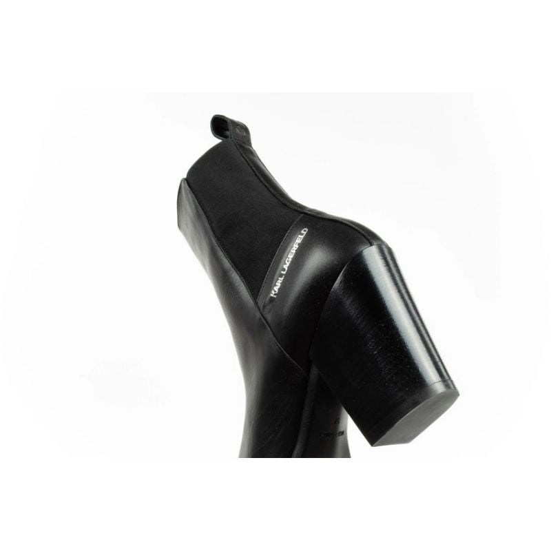 Karl Lagerfeld Cowboy Boots Women's Leather Cowboy Boots Black In preparation Your Sports Performance