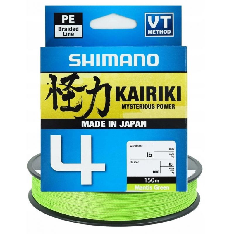 Shimano Kairiki 4 Braid 0.190mm In preparation Your Sports Performance