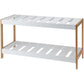 BAMBOO SHELF 2-TIERS SHOE CABINET Footwear Your Sports Performance