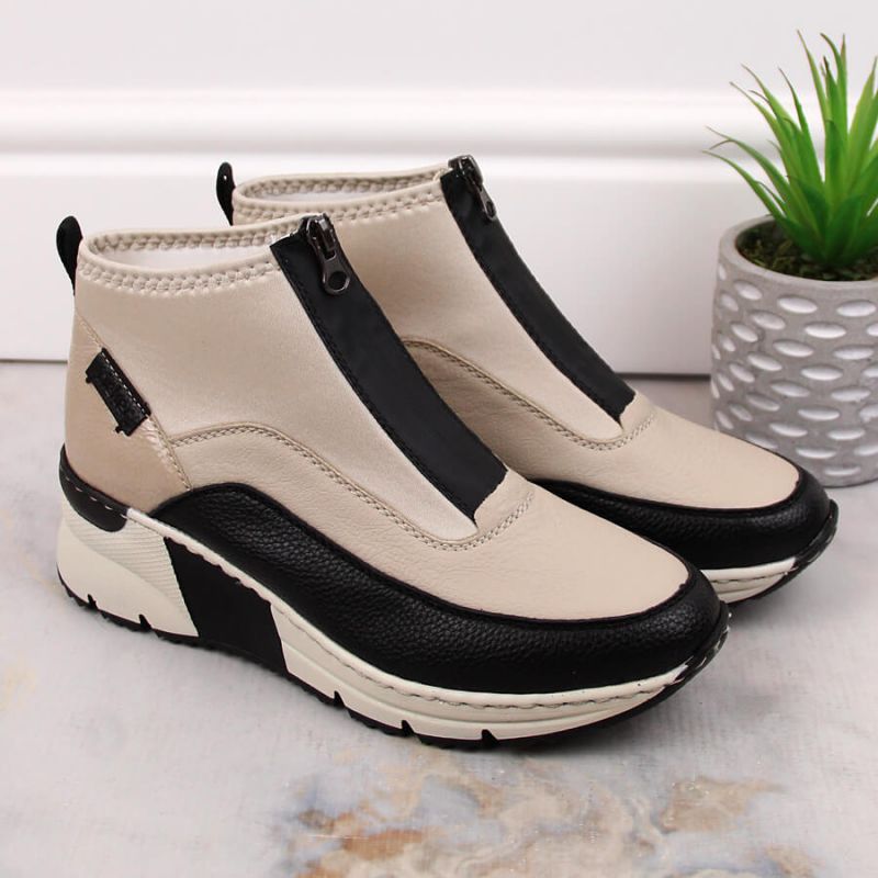 Rieker W RKR608 ankle boots beige Footwear/Lifestyle/Rieker Your Sports Performance
