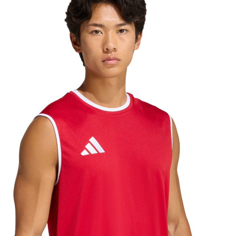 adidas Entrada 26 Sleeveless Jersey Men's T-Shirt Red KB3932