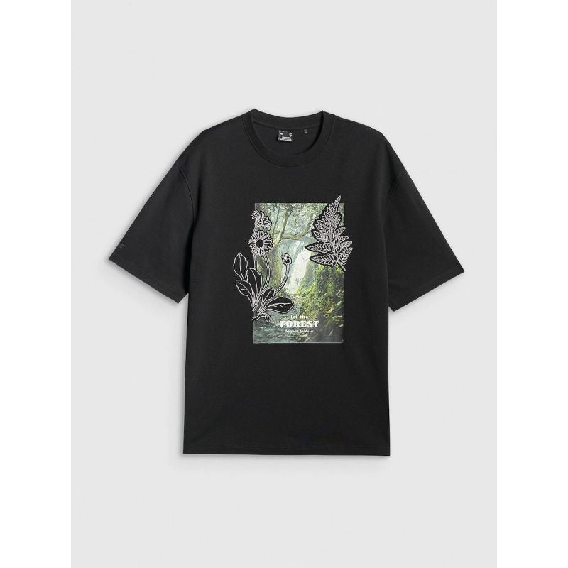 Women's loose T-shirt with print 4F 4FRSS26TTSHF3706-20S 4f