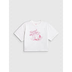 Girls' cotton T-shirt 4F 4FJRSS26TTSHF3983-11S