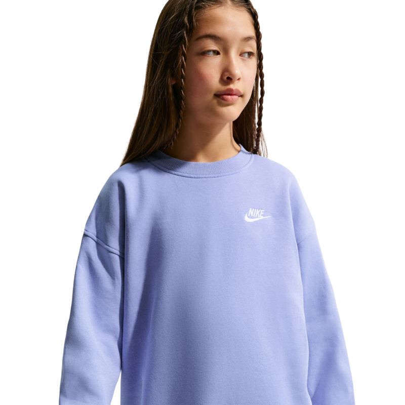 Nike Sportswear Club Fleece Kids' Sweatshirt Light Purple FD2923 569