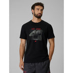 Men's regular printed T-shirt 4F 4FRSS26TTSHM4039-20S