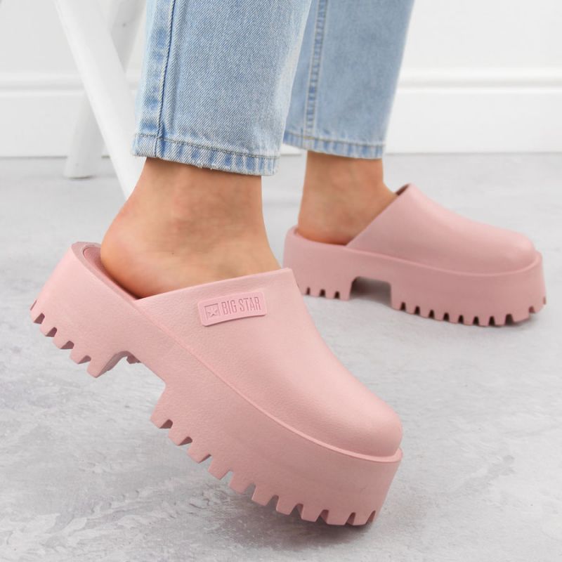 Clogs with a massive sole Big Star W NN274020 INT2083C Footwear/Lifestyle/Brinkenstock/Klapki/chodaki Your Sports Performance