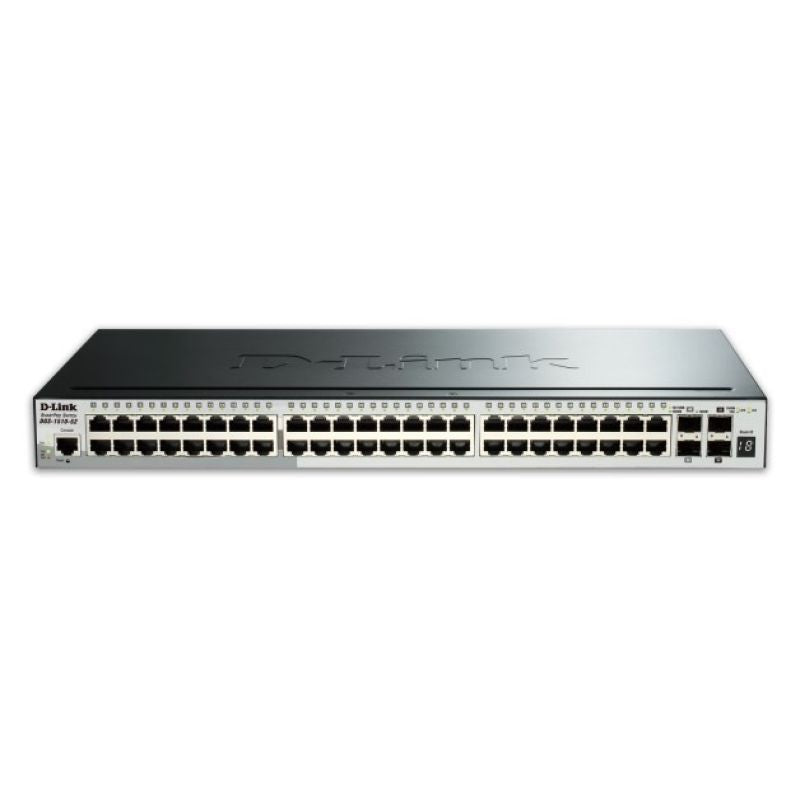D-Link DGS-1510-52X Managed L3 Gigabit Ethernet Switch (10/100/1000) 1U Black Komunikacja i łączność/Switch-e Your Sports Performance