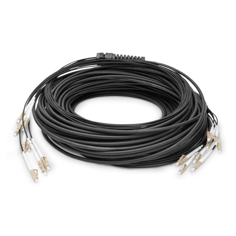 DIGITUS LC->UPC fiber optic cable 50m pre-terminated OM4 8 Kable, gniazda i wtyki/Kable sieciowe Your Sports Performance