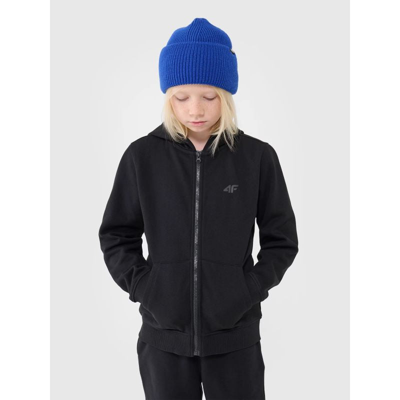 Boy's zip-up sweatshirt with hood 4F 4FJWSS25TSWSM1714-20S *Kategoria tymczasowa Your Sports Performance