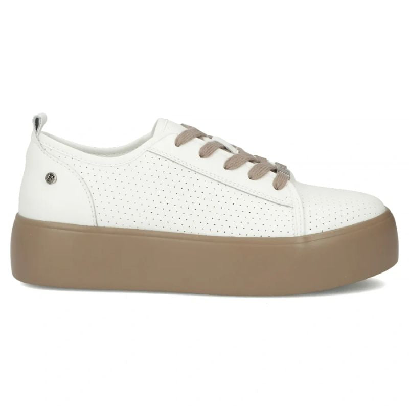 Women's leather sports shoes, white creepers, Filippo DP6116 To be categorized Your Sports Performance