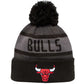 New Era Jake Cuff Beanie Chicago Bulls Hat M 60565217 Clothing/Outdoor/Czapki, szaliki, rękawiczki, maski/New Era Your Sports Performance