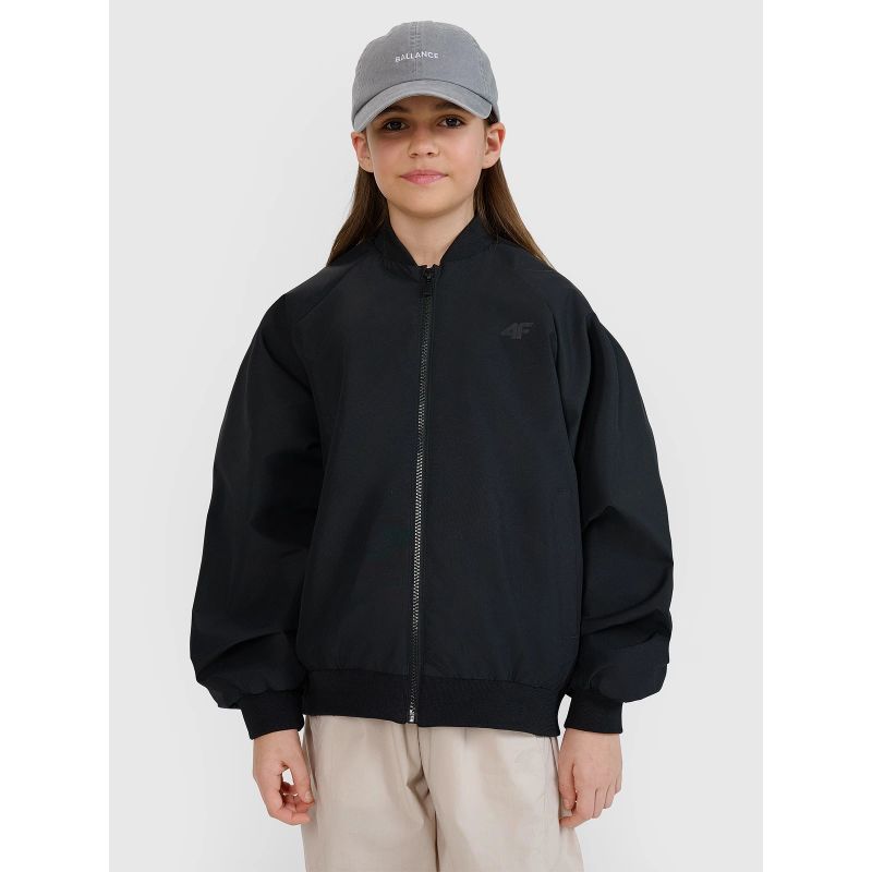 Girls' transitional bomber jacket 4F 4FJWSS25TJACF184-20S *Kategoria tymczasowa Your Sports Performance