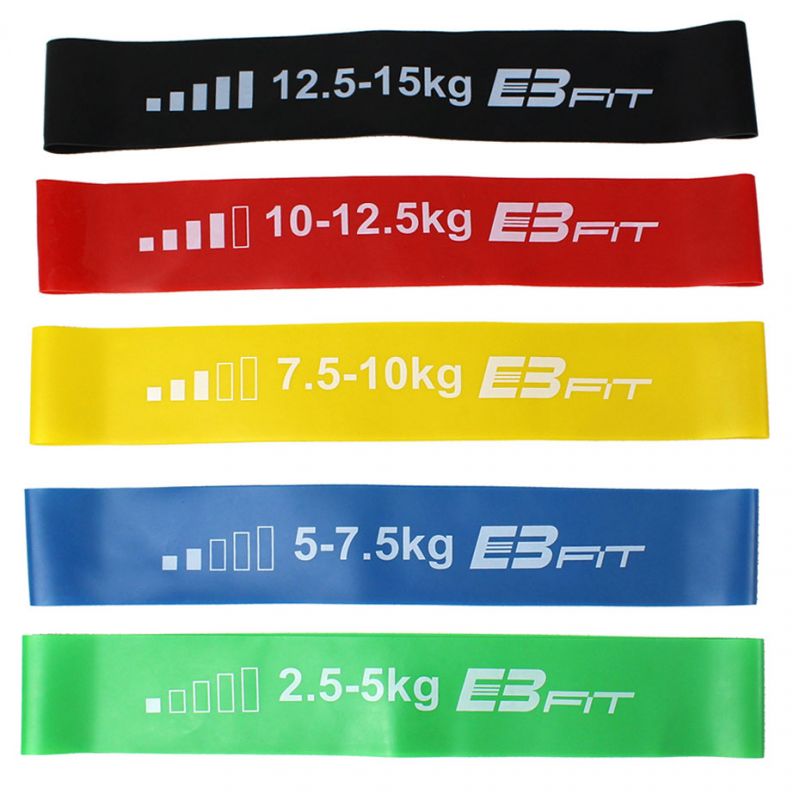 Fitness Crosfit mini Band 5in1 EB FIT 1028842 exercise band set Accessories/Training equipment Your Sports Performance