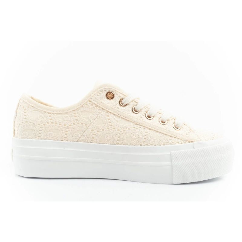 Lee Cooper women's lace sneakers beige platform In preparation Your Sports Performance