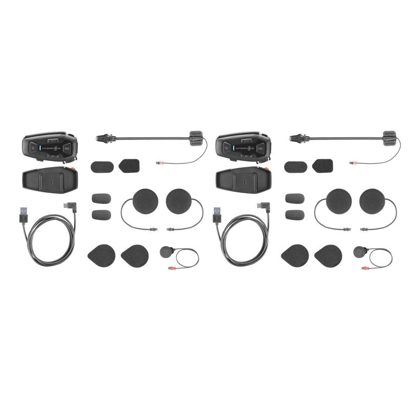 INTERPHONE U-COM 8R motorcycle intercom, set for 2 helmets In preparation Your Sports Performance