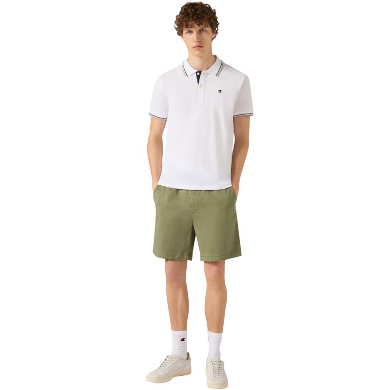 Champion men's polo shirt white 220897 WW006