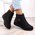 News W EVE437A black wedge snow boots Footwear/Outdoor/News Your Sports Performance